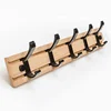 Creativity Adjustable Bamboo Coat Racks Wall Hanger Clothes Hook Living Bedroom Home Entrance Clothing Hat Stand Garment Rack 6