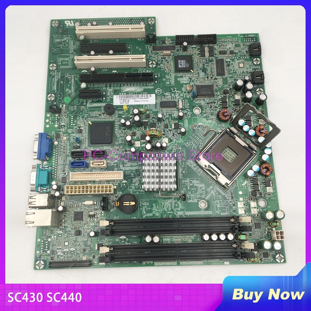 

For DELL PowerDege SC430 SC440 Workstation Motherboard NY776 0NY776 YH299 Mainboard