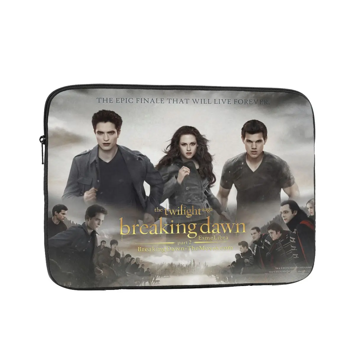 The Twilight Saga Breaking Dawn Laptop Liner Sleeve 13 15 17 Inch Edward Bella Jacob Black Notebook Bag Case Shockproof Case Bag