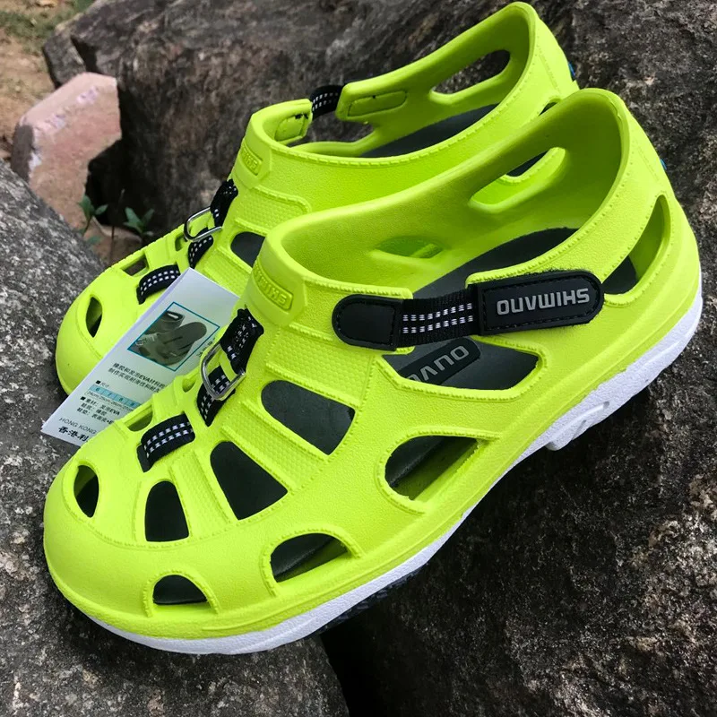New Fishing Shoes Men Sandals Outdoor Breathable Wading Shoes Men's Summer Shoes Non-slip Casual Beach Slippers for Men 5