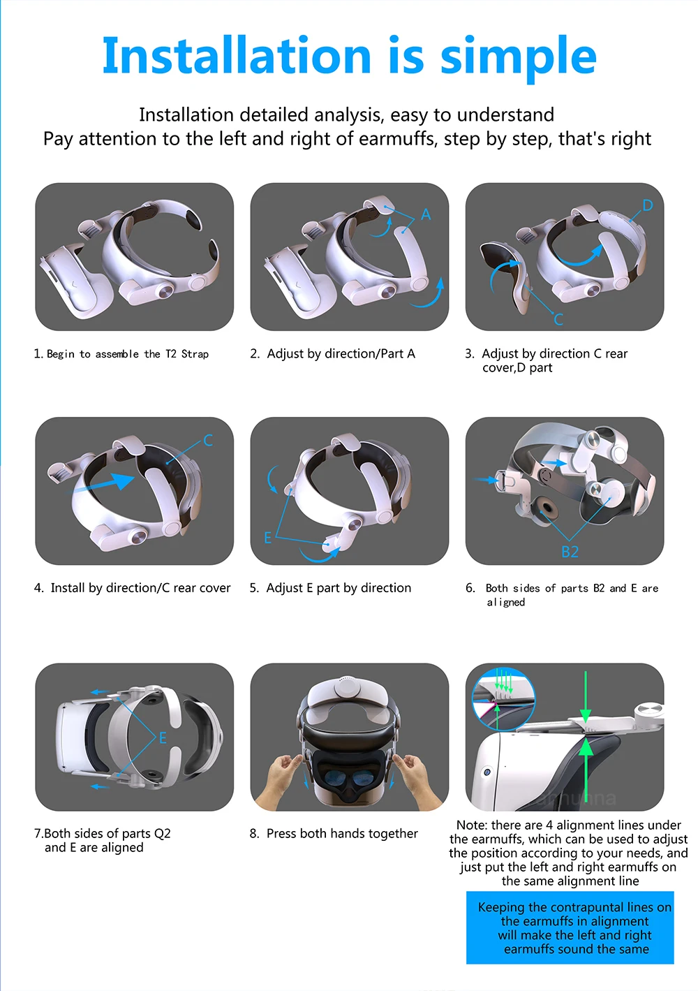 Headset, Enhanced Sound, ajustável Comfort Elite Strap,