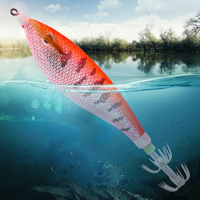 Esca Da Pesca Efficace 10 Pz 80 Mm Luminosa Polpo Gomma - Foto 5