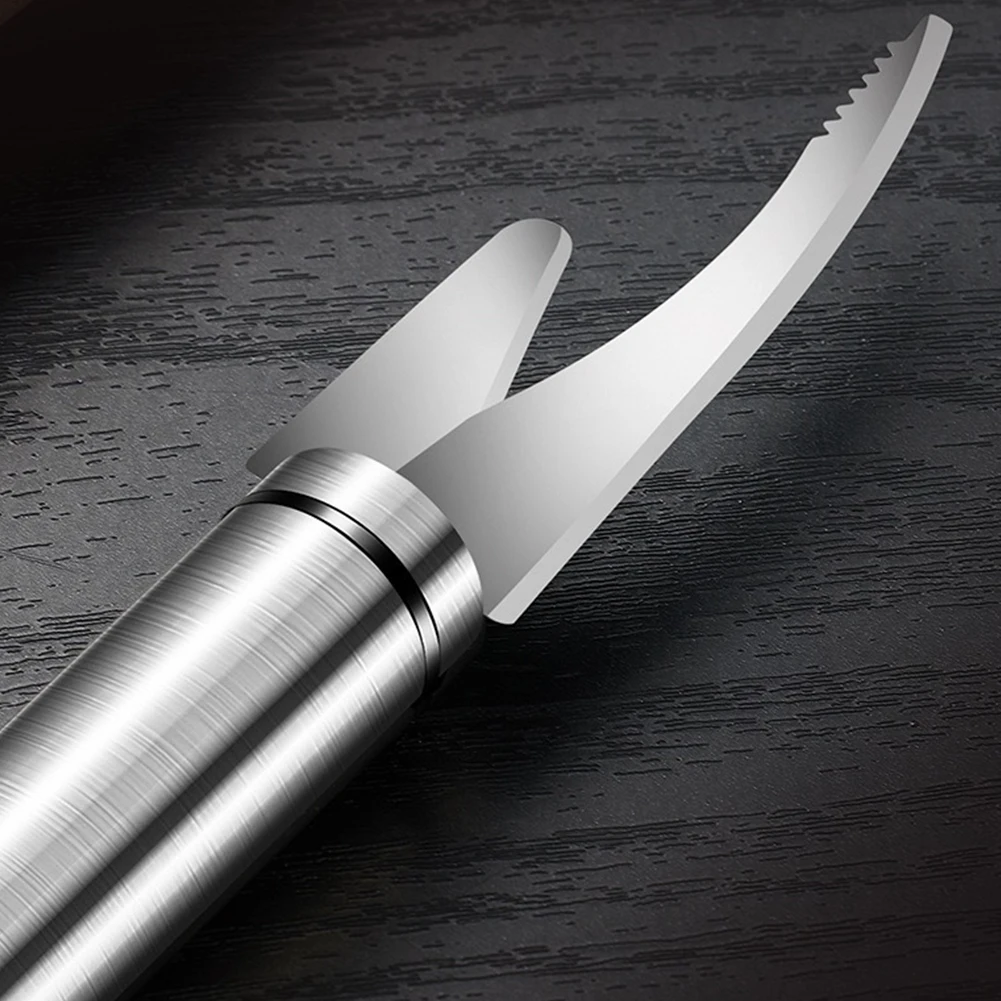 

Kitchen Tool Shrimp Peeler 0.08 Pounds 304 Stainless Steel 39 Grams Silver.Kitchen Gadgets For Cut Shrimp Heads