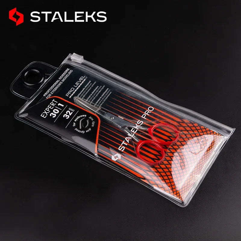 STALEKS Profession Eyebrow Scissors Double Eyelid Sticker Dead Skin Scissors Stainless Steel Beauty Scissors Makeup Tool SE-30-1 5