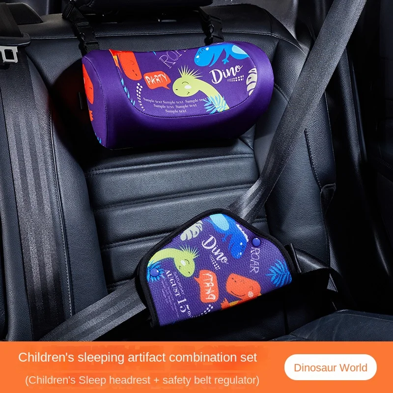 Nuova Auto Poggiatesta Per Bambini Cartoon Memory Poggiatesta In Cotone Seggiolino Interno Per Auto Sleep God Protezione Interna Per Il Collo