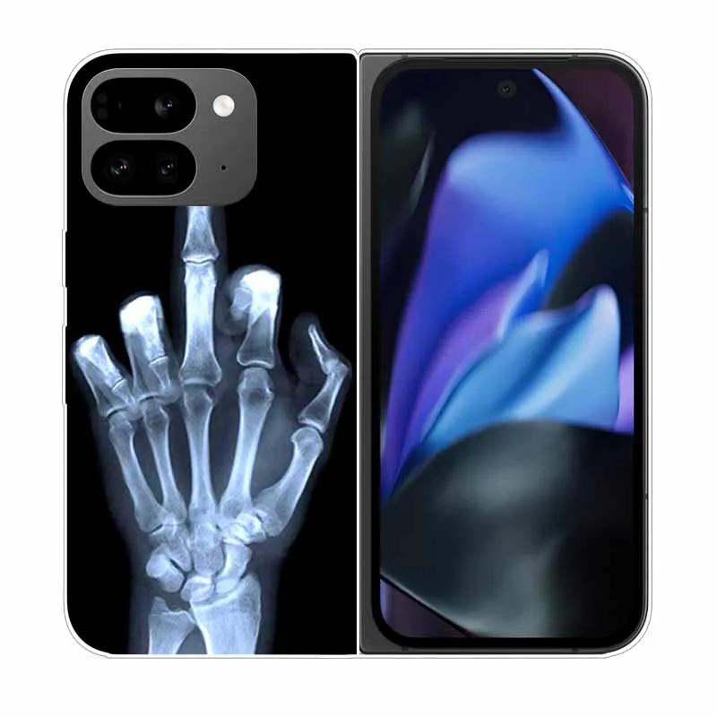 Clear Hard PC Back Cover with Cartoon Design