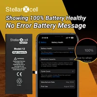 StellarXcell Diagnostic Battery No pop up message run diagnose for iphone12 13Pro 14Plus15Promax battery 100%healthy with tools