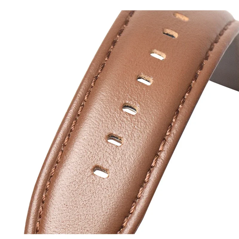 High-Quality Genuine Leather Watchband - Classic Smartwatch Strap Wrist Belt Bracelet