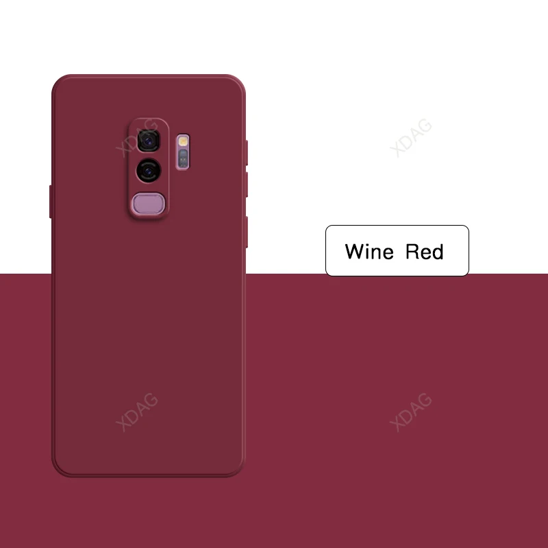 Luxury Liquid Silicone Soft Candy Phone Case - Classic Square Design