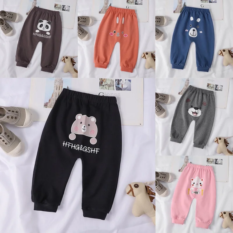 

1 Year 2 Year Cotton Baby Pants Spring Autumn Leisure Harem Trousers Baby Boys Little Girls Big PP Pant Toddler Clothes