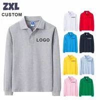 Cotton Polo Kids Shirts Custom Logo Design DIY Print Embroidery  Soft Comfortable And Skin-Friendly Long Sleeve Boy's Polos 1