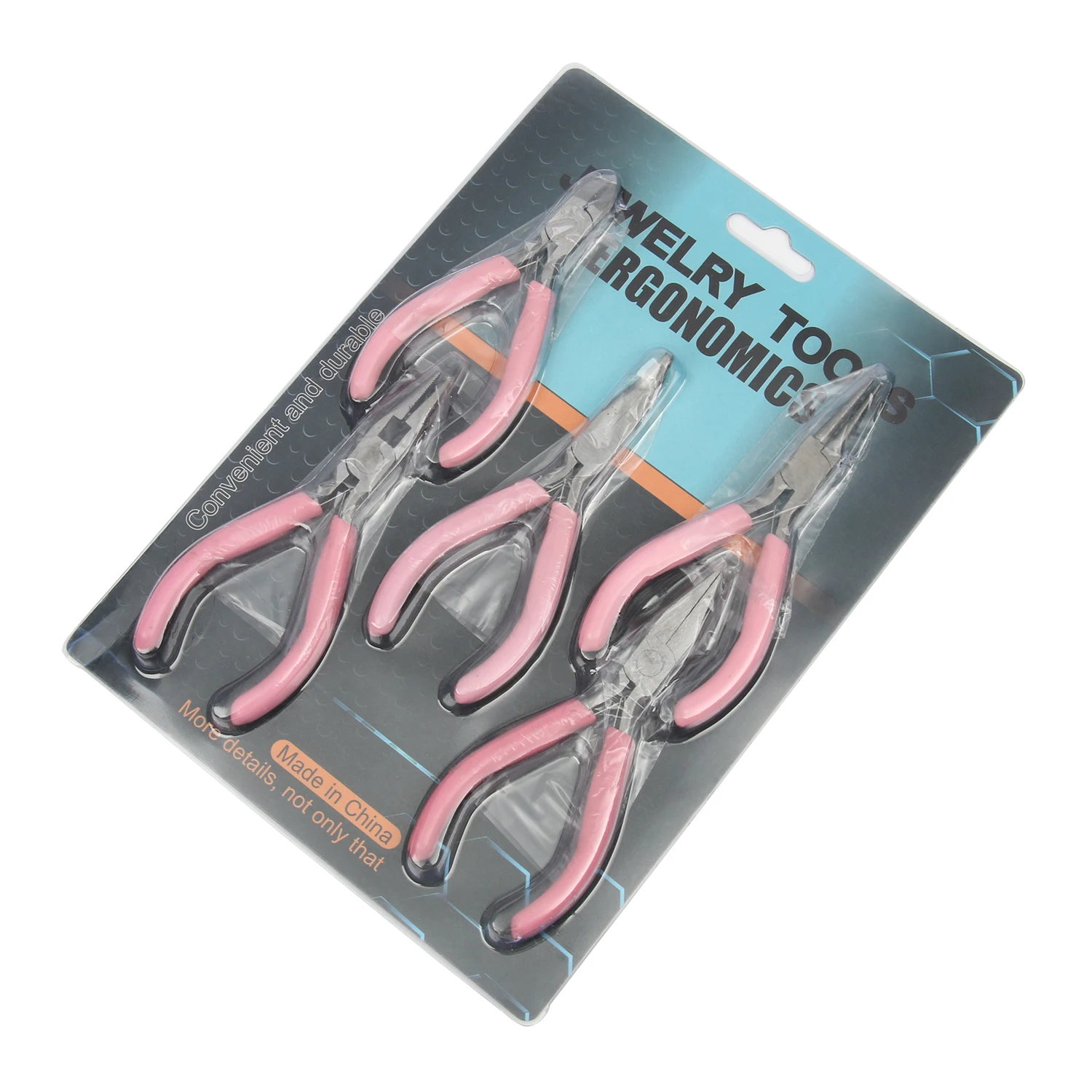 Sieradentangen 5 stuks mini roze 4 in metalen tang set kit cutter handwerk sieraden handwerk gereedschap sieraden maken DIY tool