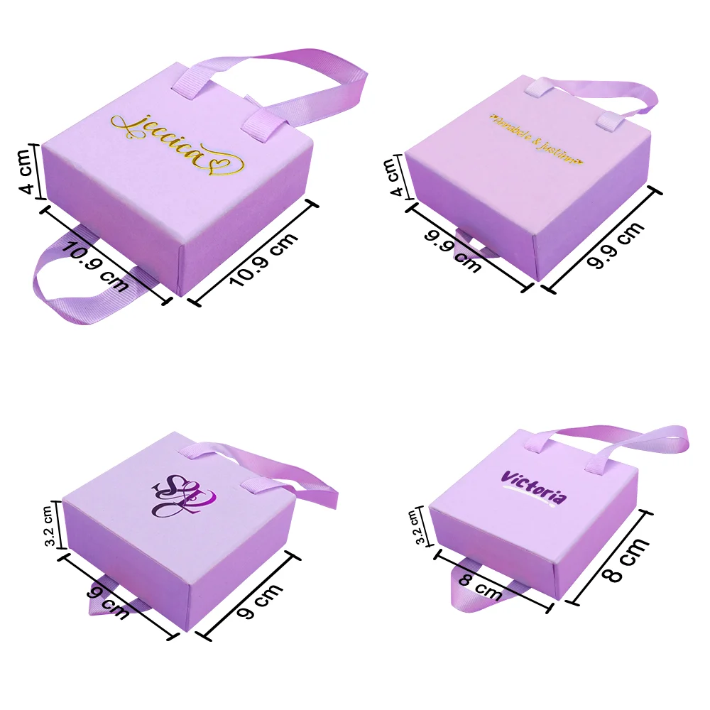 Personalized Logo Handbag Paper Drawer Jewelry Box Rings Bracelet Necklace Candy Wedding Favor Givesaway Custom Packing Gift 7 S7578a51c9b73400e9c3d54cb07bf138er