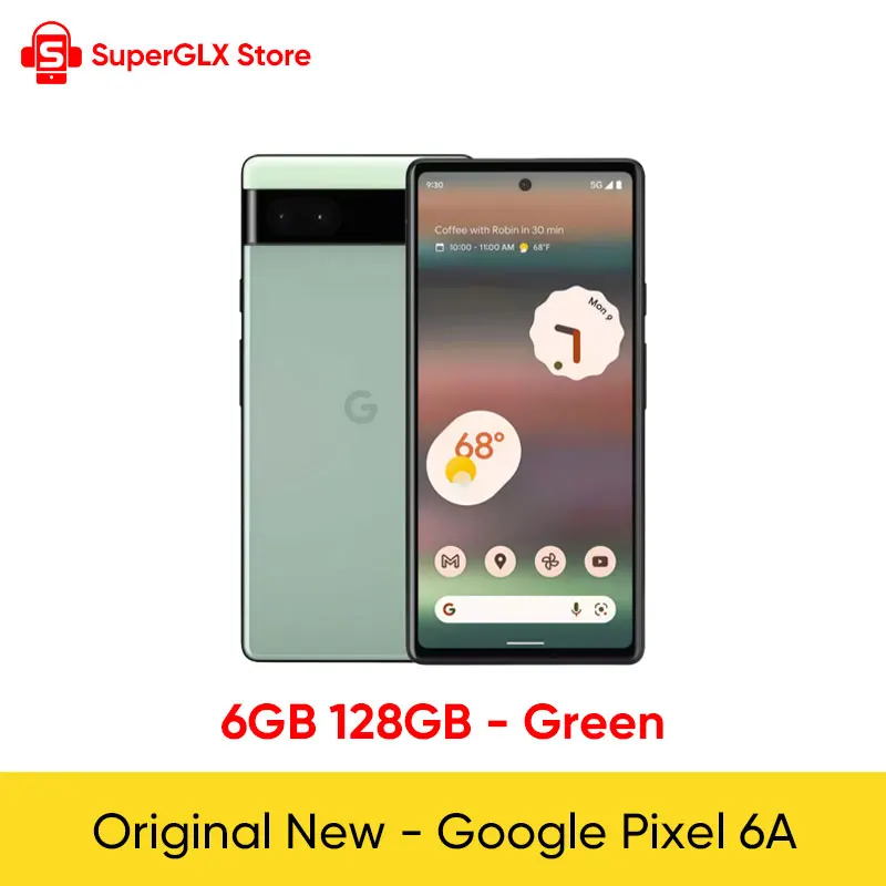 オリジナル新品 Google Pixel 6A 5G スマートフォン 6GB RAM+