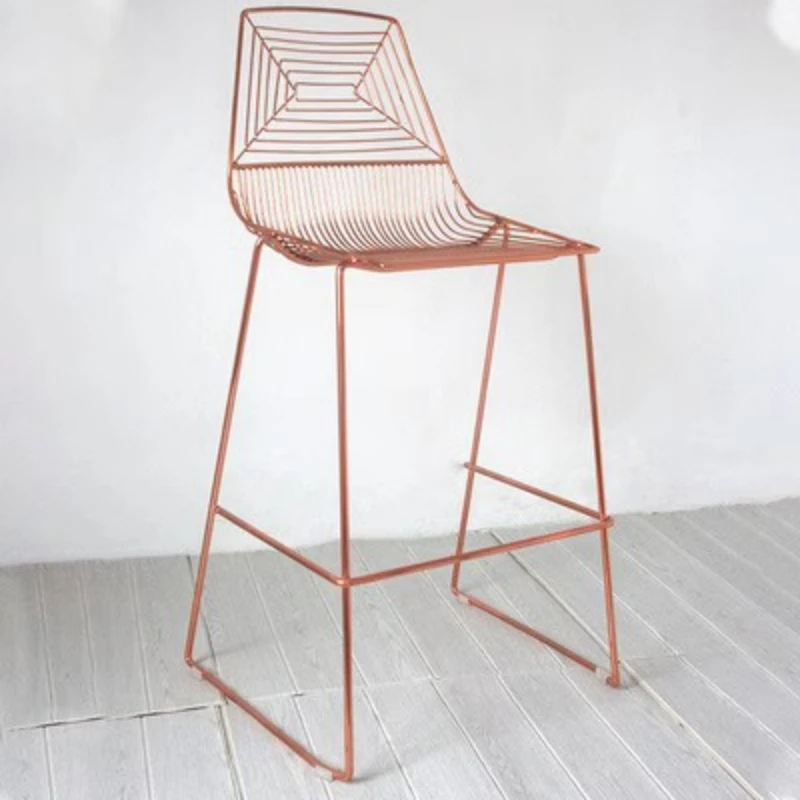 Library Bar Stools Nordic Luxury American Italian Metal Banqueta Home Furniture