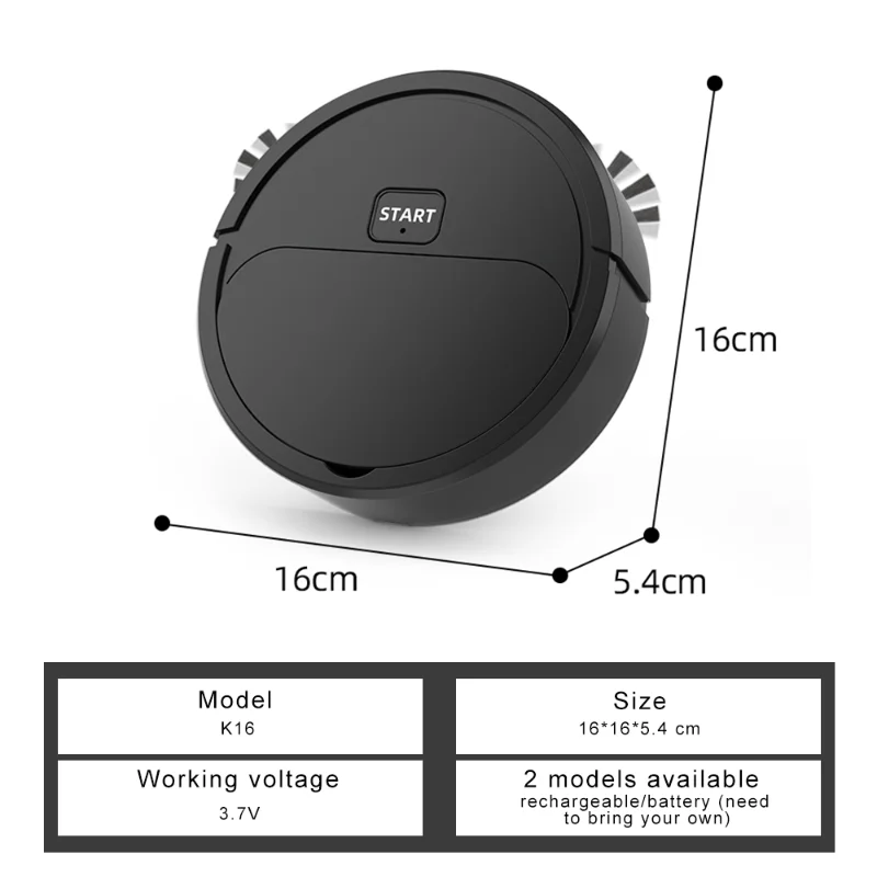 Vacuum Cleaner Xiaomi Sweeping Robot 3 in 1 Automatic Mini Wet Dry