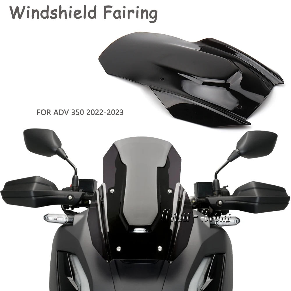 

For Honda ADV350 ADV 350 adv350 adv 350 2022 2023 New Motorcycle Accessories Acrylic Windshield Windscreen Visor Fit