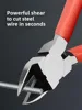 Sharp Diagonal Nozzle Pliers Electronic Cutting Tool for Plastic Gate Metal Wire Cable Precision Flush Cutter for DIY Repair 2