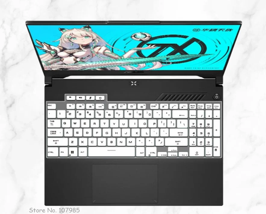 ASUS TUF 게이밍 2022 F15 FX507 FX507ZC FX507Z F17 FX707 A15 FA507 A17 FA707 FA707R 실리콘 TPU 키보드 코브 보호기 스킨