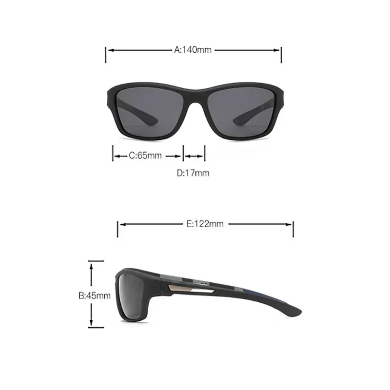 Men Outdoor Sports Sunglasses Fashion Polarized Sunglasses