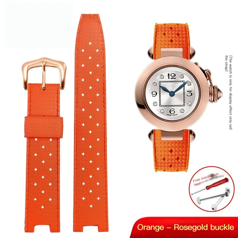 Waterproof & Sweatproof Concave Rubber Strap