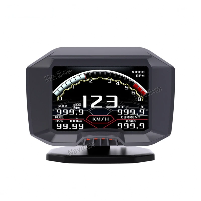 

Temperature Screen Digital Lcd Dash Universal for-mits Ubishi Car Motec Display for Magician F9 Obd2 Obd Gauge