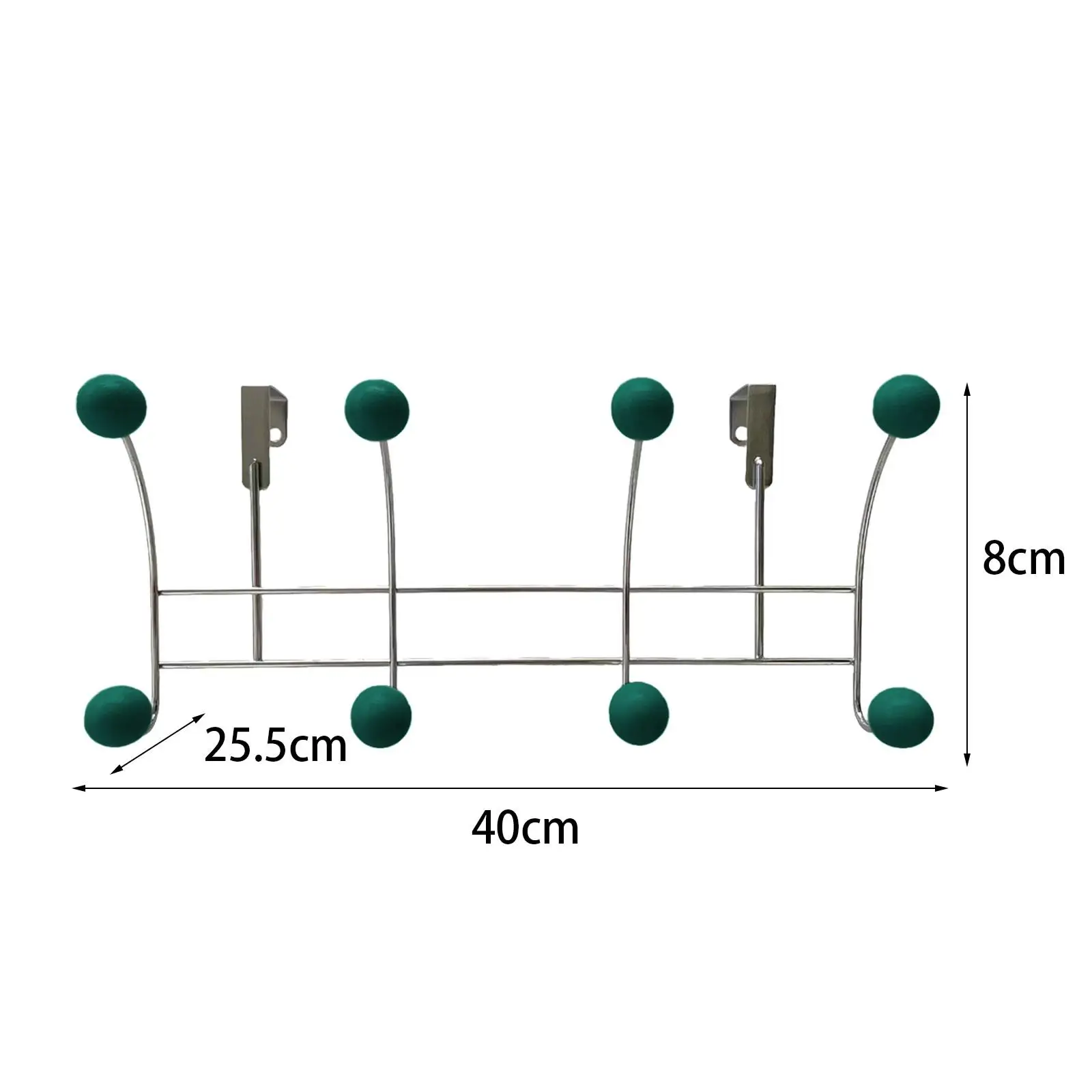Door Rear Hanger Coat Rack Hanging Portable Wall Mount Towel Hanger Door Hook for Cafe Kitchen Bedroom Home Towel