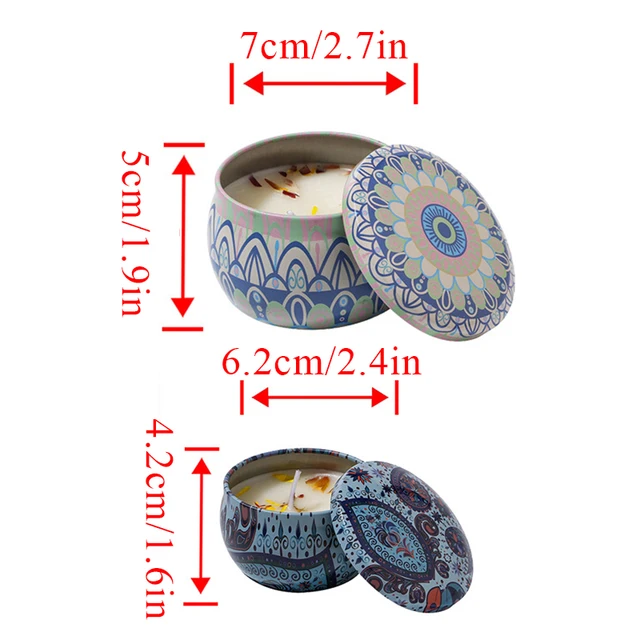 Gyertyafajta Ajándék Illat Illatos Gyertyák Esküvői Virág Edények Jar Viasz Gyertya Szója Születésnapi Vintage Dekoráció Otthon 11 - Image 6