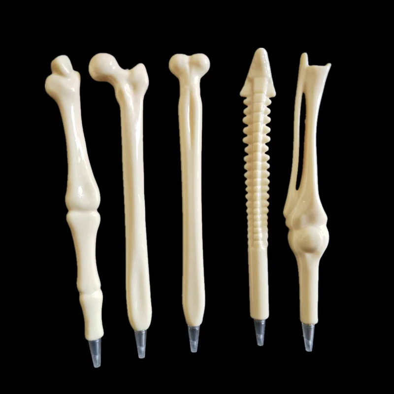 50 PCS Bone Shape Ballpoint Pens Nurse Doctor Pen Black Ink for Halloween School Office Party Korean Stationery Pens for Writing backpack middle high college school student enfermera en apuros doctor nurse medical bookbag teens canvas daypack travel