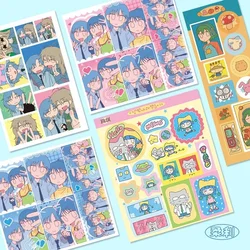 Rouli Character Sticker Guben Handbook Material Diy Mobile Phone Case Gupan Ipad Decoration Korean Style