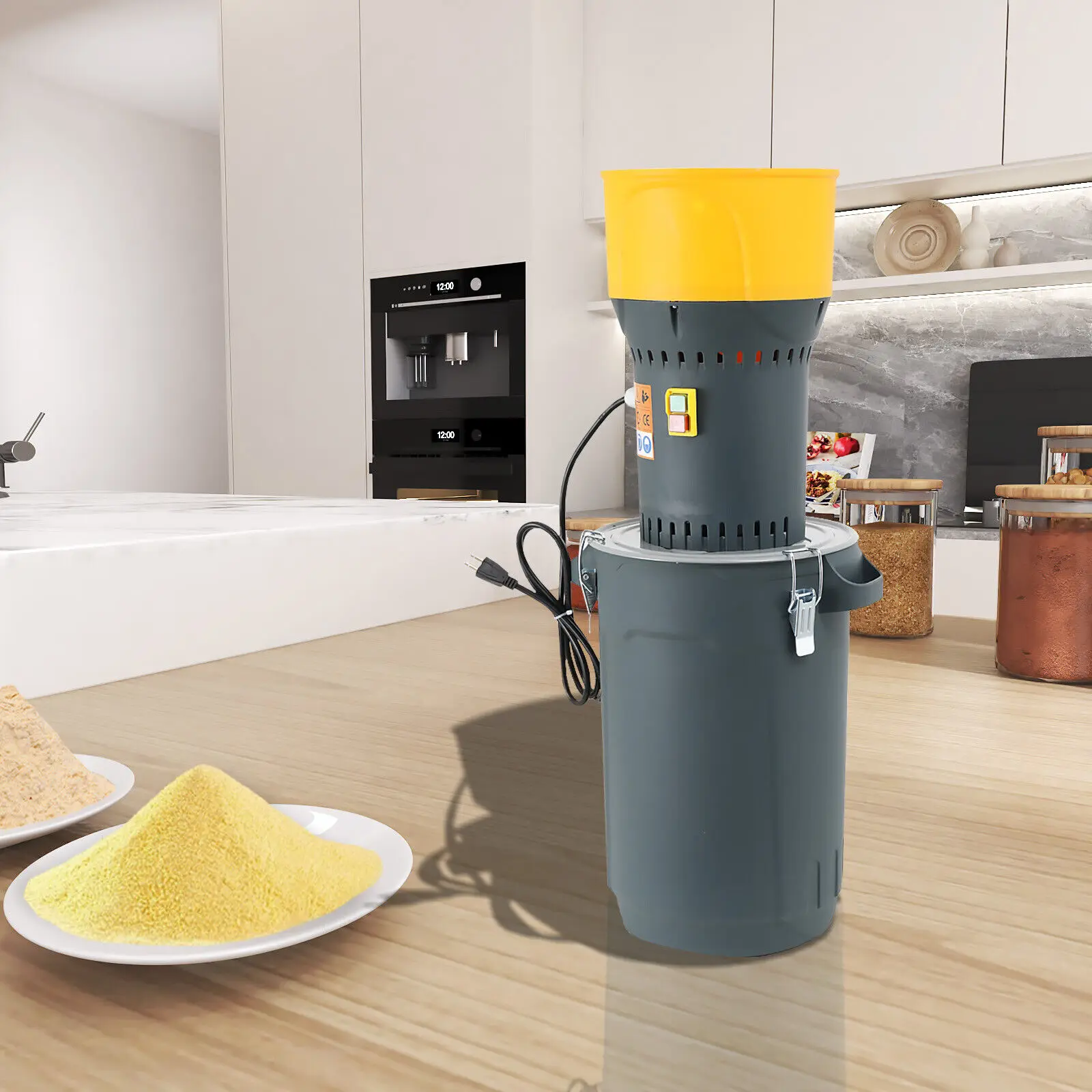 110V 1ph 60HZ Electric Mill Dry Grain Corn Wheat Cereal Feed Grinder milling machine 2