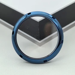 Sapphire Transparent Glass Watch Case Back Cover (Blue)