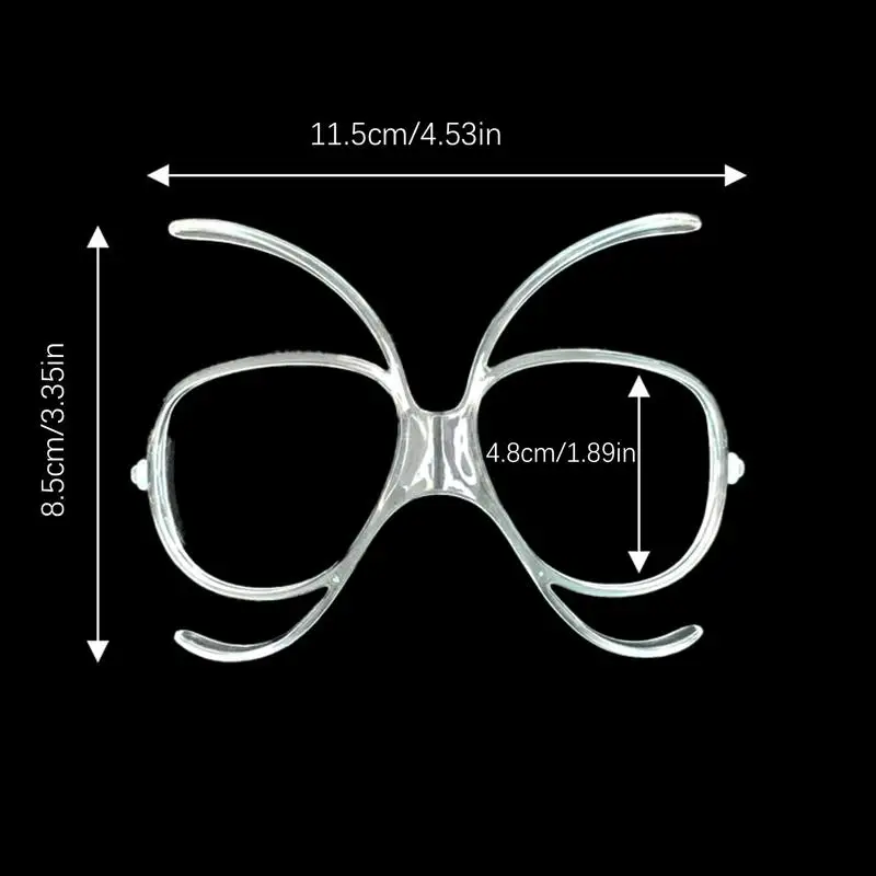 Ski Goggle Insert Adjustable Prescription Adapter Flexible Optical Bendable Inner Frame For Glasses Wearers Outdoor Skiing ﻿ 6