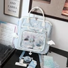 Transparent Ita School Bag Large Capacity Mochilas Mujer Daily Using Mochila All-match Student Backpack Original Women Bags 2