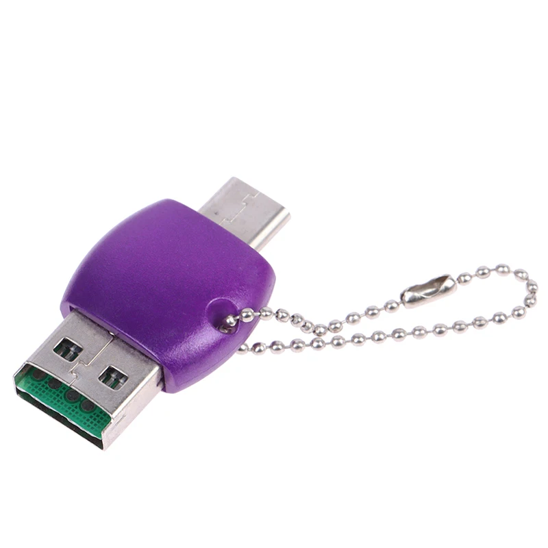 타입-c 카드 리더기 USB C OTG 2 인 1 2.0 c형 카드 리더기, PC 노트북용 USB 어댑터 메모리 플래시 드라이브 c형 리더기