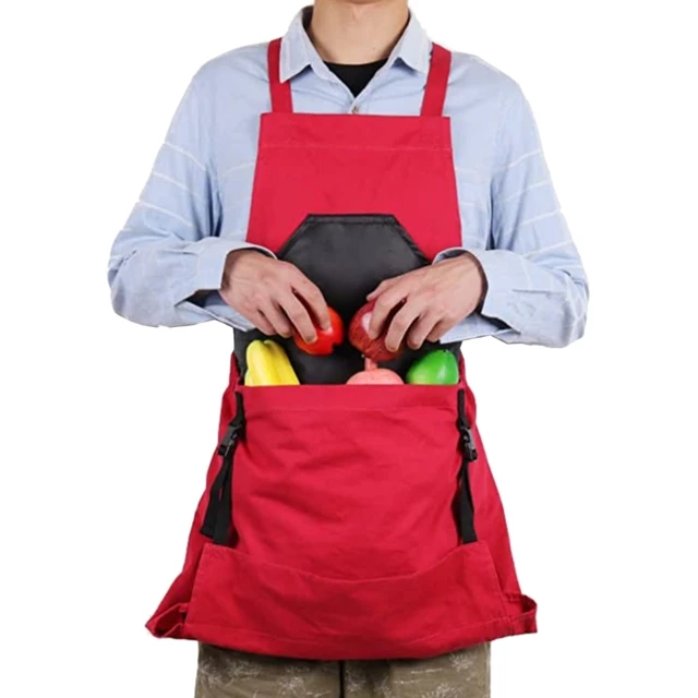 Tartós Kerti Kötény Állítható Gyümölcskertészeti Zsebekkel Nőknek, Kiváló - Image 4