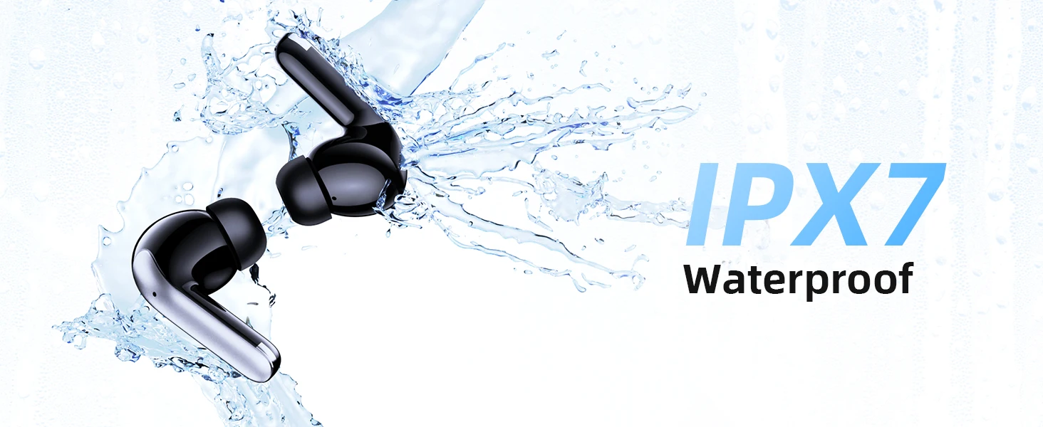 Description Picture 6 of itemWireless Earbuds 76Hrs Playtime Ear Buds Bluetooth Headphones IPX7 Waterproof Sports Headset with Mic