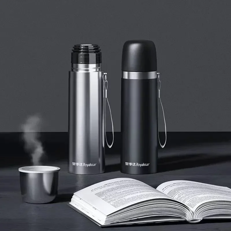 500ml Portable Thermos Mug Coffee Cup Water Bottles With Lid