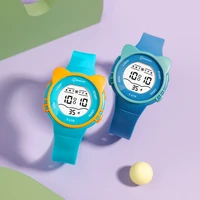Montre numérique pour enfants, étanche, dessin animé, pour filles et garçons, LCD rose, électronique, Sport, réveil, cadeaux 3