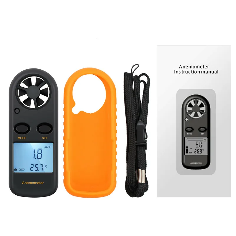 Description Picture 6 of itemDigital Anemometer Gm816 Hand-held Thermometer Wind Speed Meters Monitor Anemometro Gauge Speed Counters Speedometer