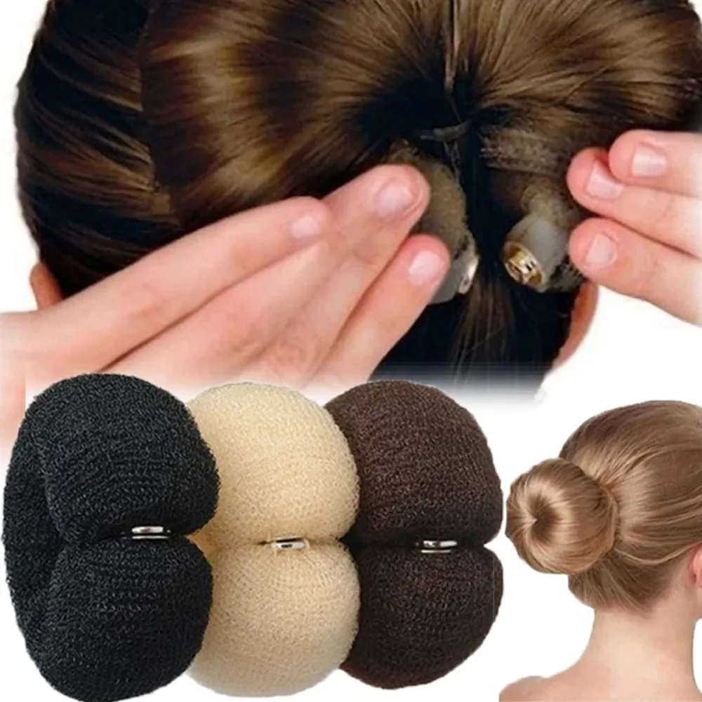 Magic Roll Foam Sponge Easy Big Ring Women Fashion Hair Bun Maker Donut Hair Styling Tools Acconciatura Accessori Per Capelli Per Ragazze
