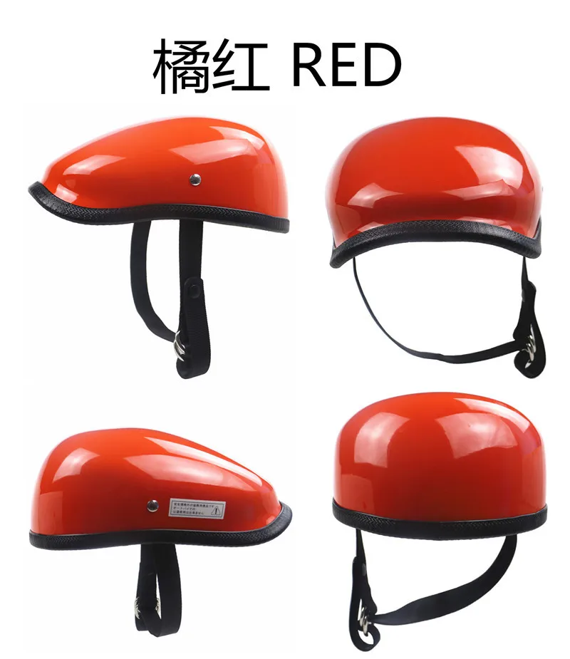 

Classic WW ll Geman Half Face Helmet Berets Japanese Type Fiberglass Super Lightweight Cascos Para Moto Electric Bicycle Helmet