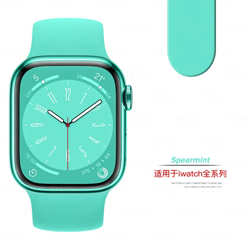 Premium Silicone Sport Band for Apple Watch - Durable & Comfortable Bracelet