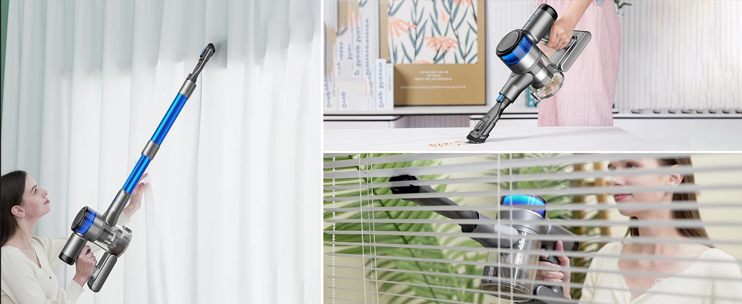 45 kPa Stick Vacuum with LED Display