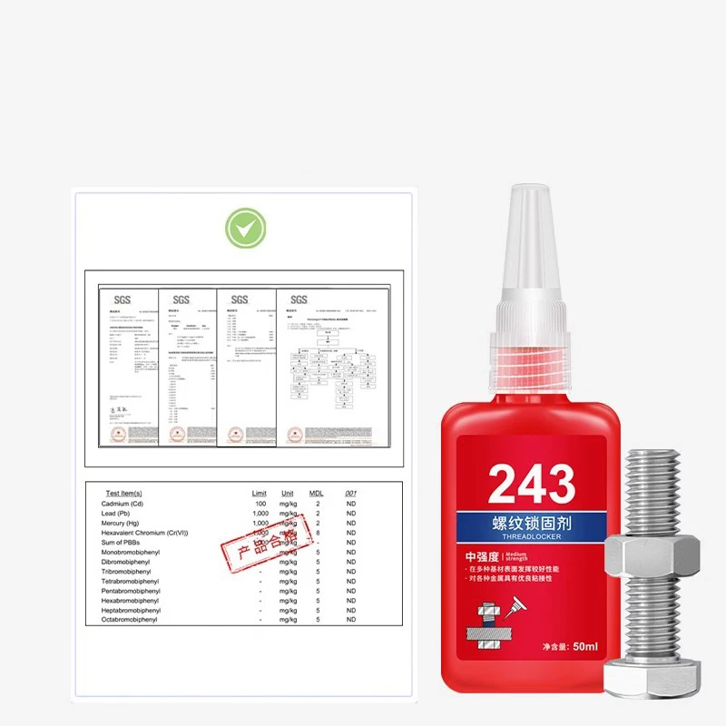 High strength screw locking adhesive thread fastening anti-loose glue metal seal anti-theft and high temperature resistant agent liquid glue,threadlocker glue,sealant paste,anaerobic glue,metal repairing adhesive