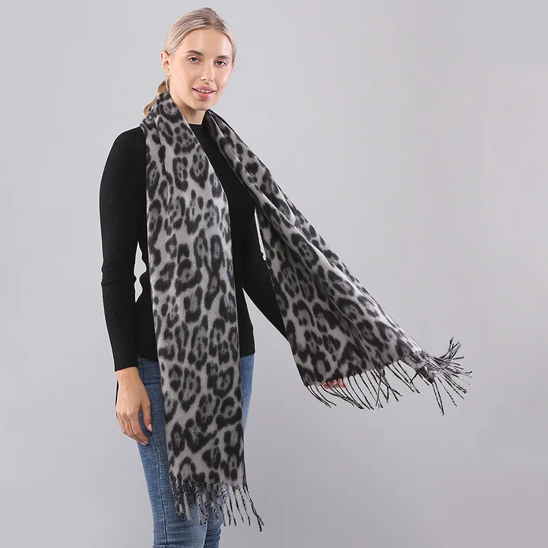LumiSyne Hiver Chaud Écharpe Châle En Cachemire Pour Femmes Hommes Motif A Carreaux Raye Bicolore Echarpe Pashmina Avec Frang Am