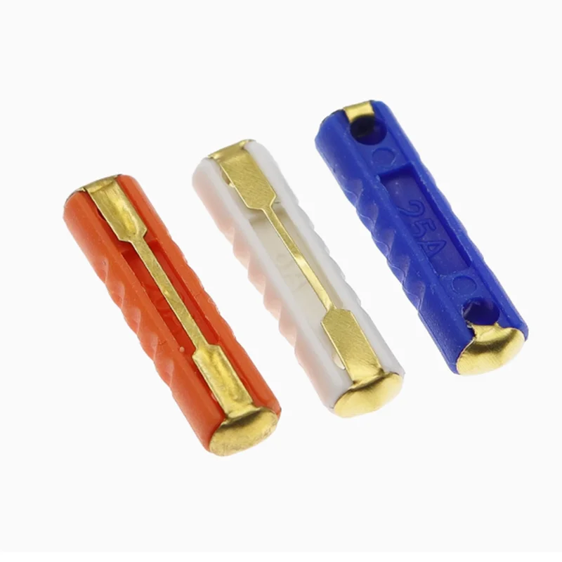 10PCS GBC East European car fuse Horizontal fuse Torpedo 5A8A16A20A25A30A