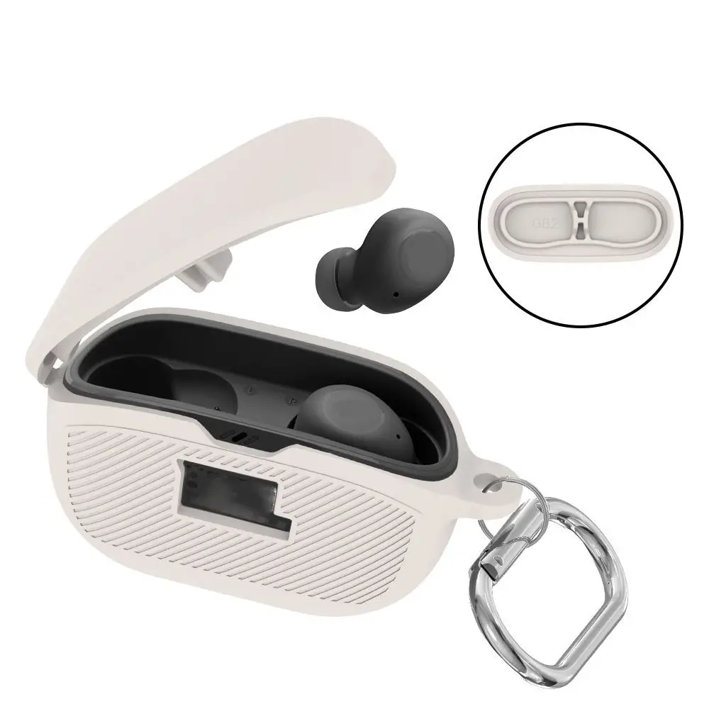 Durable Silicone Earphone Cover - Solid Color Protective Accessory