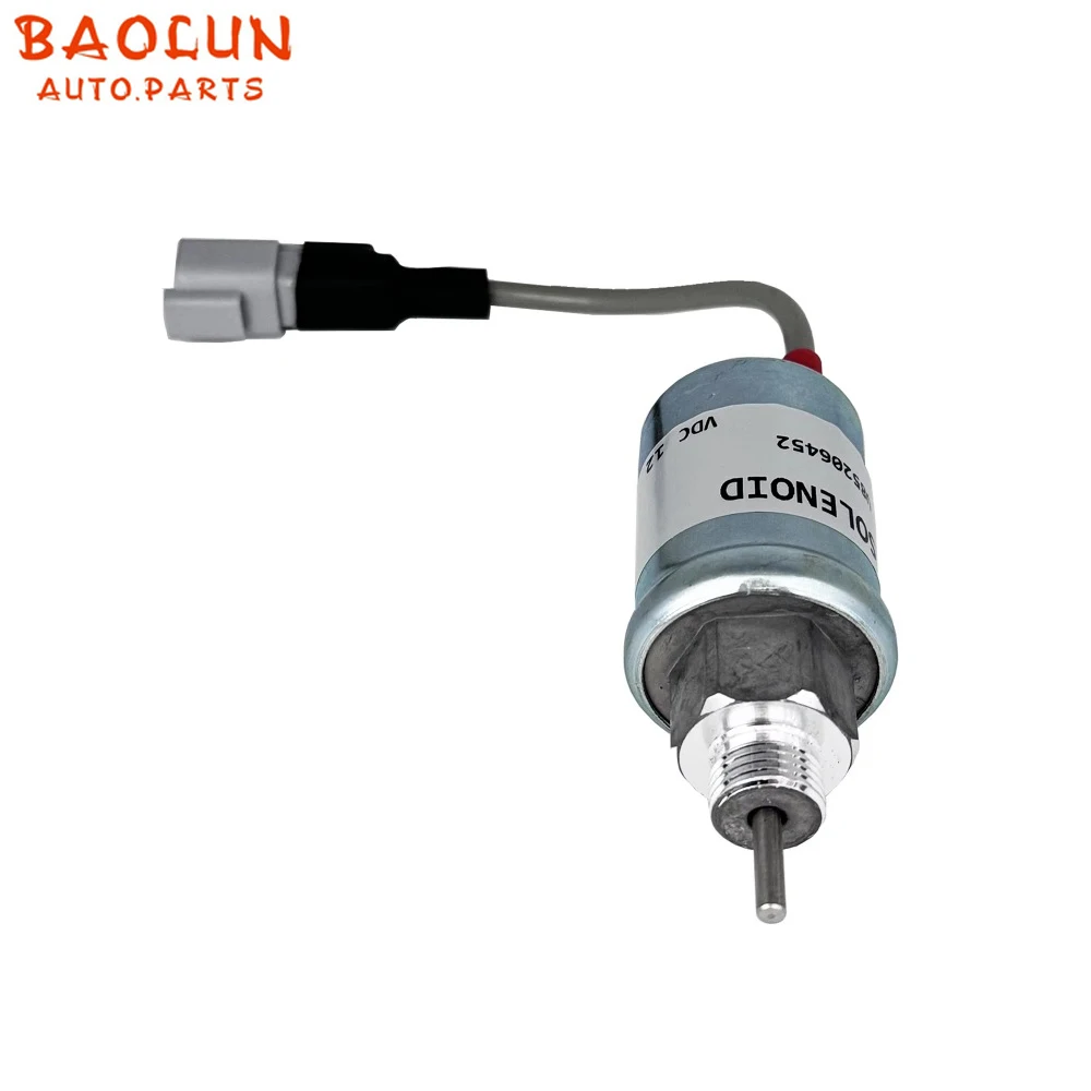 12V Fuel Shutoff Solenoid U85206452 / U85206451 – Fits Caterpillar 226, 226B, 226B3, 228 & Perkins Engines