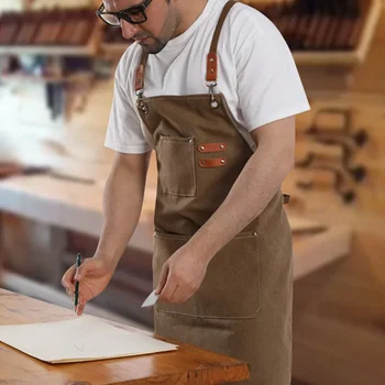 Fashion Canvas Kitchen Apron 2